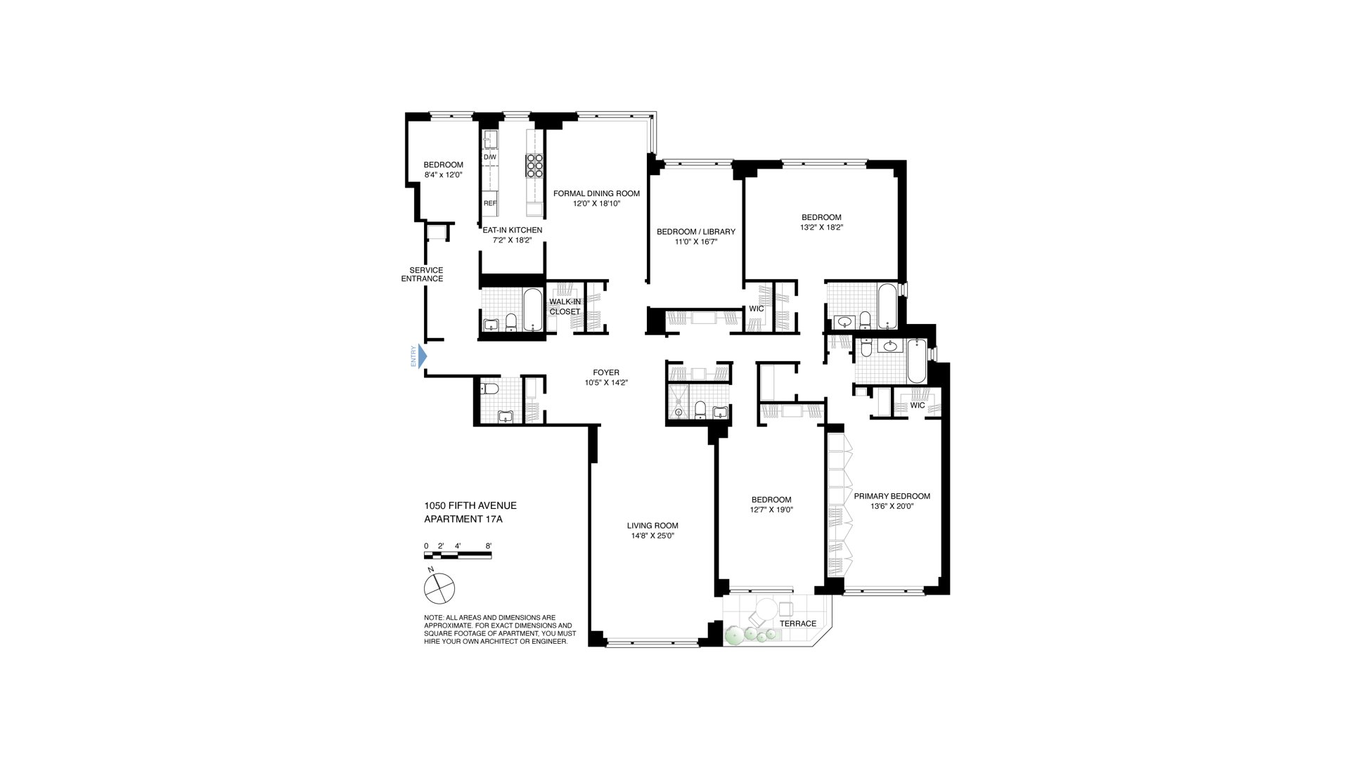 1050 Fifth Avenue 17A Carnegie Hill New York NY 10028