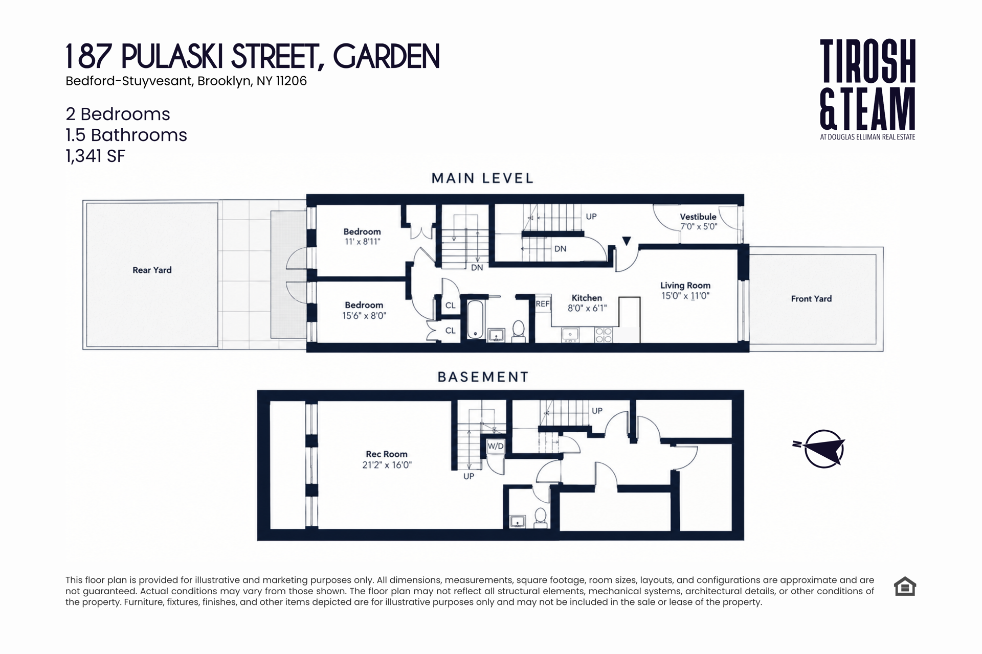 187 Pulaski Street GARDEN Bedford Stuyvesant Brooklyn NY 11206