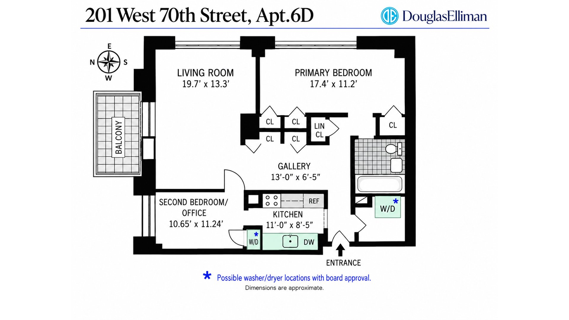 201 West 70th Street 6D Lincoln Square New York NY 10023