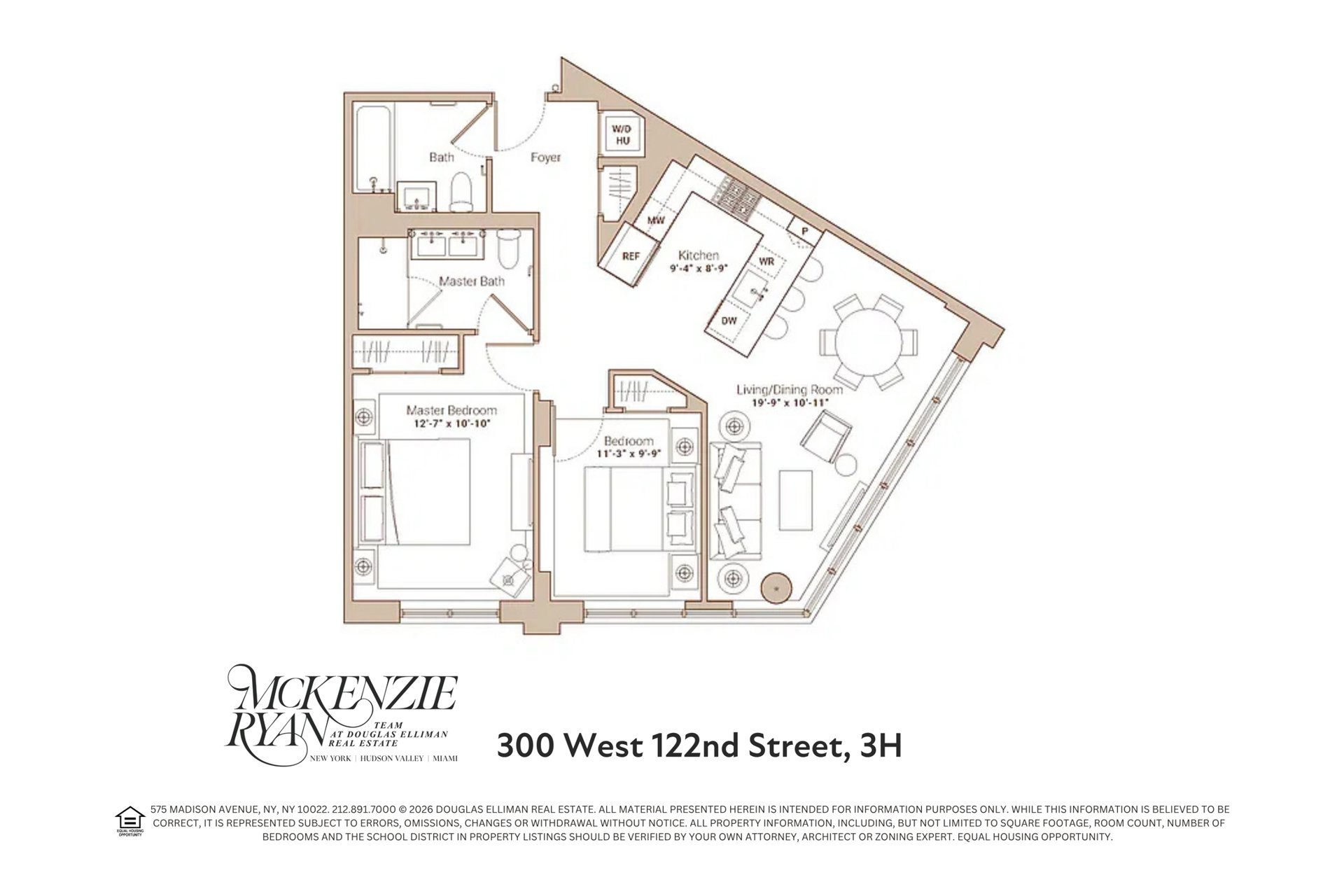 300 West 122nd Street 3H West Harlem New York NY 10027