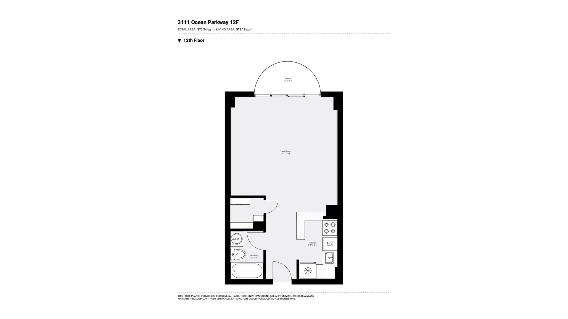3111 Ocean Parkway 12F Brighton Beach Brooklyn NY 11235